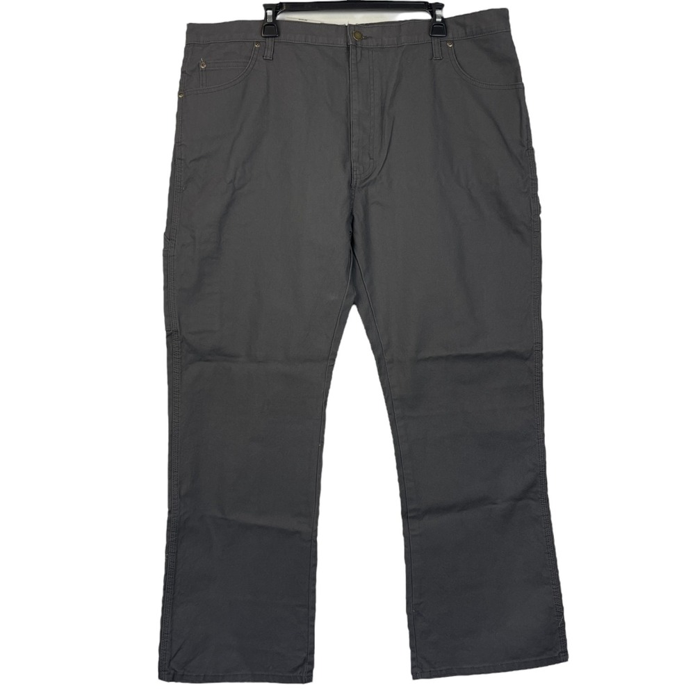 NEW Dickies Duck Carpenter Relaxed Fit Flex 40x30 Cotton Stretch Work Pants Gray